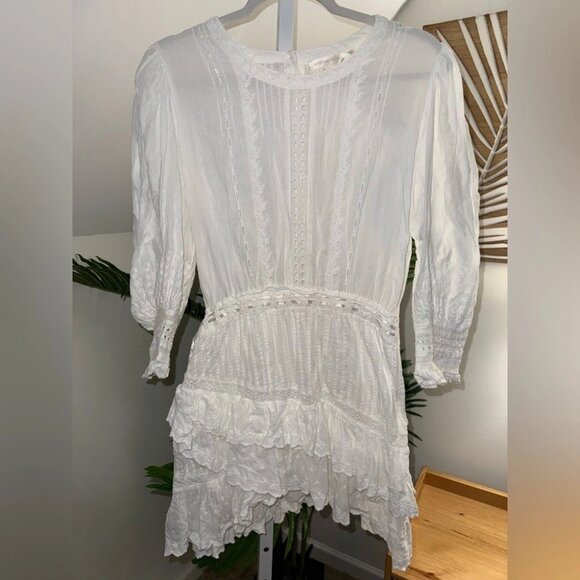 Love Shack Fancy - lorelai Dress - size Large - Cream color New without tags - Picture 4 of 4